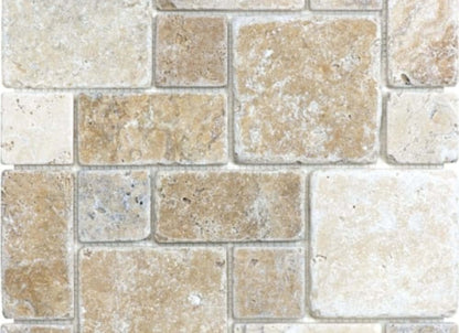 Picasso in Roman Pattern Tumbled Mosaics
