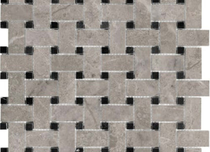 Ritz Gray in Basketweave Honed