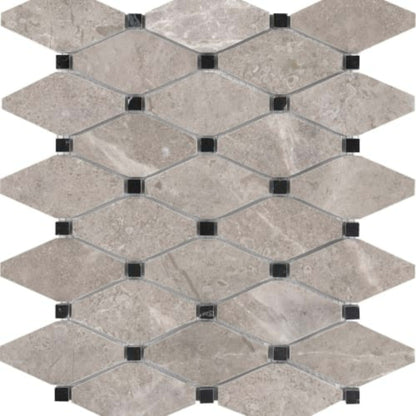 Ritz Gray in Clipped Diamond Polished Natural Stone