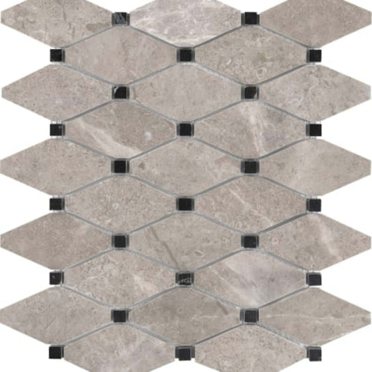 Ritz Gray in Clipped Diamond Polished Natural Stone