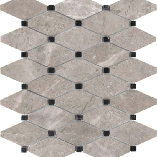 Ritz Gray in Clipped Diamond Honed Natural Stone