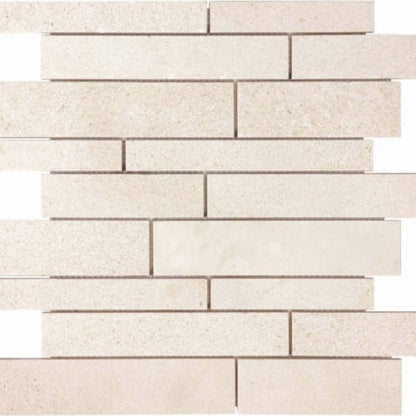 Serene Ivory in Random Strip Polished Natural Stone