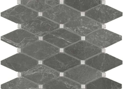 Stark Carbon in Clipped Diamond Polished Mosaics