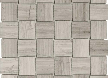 Strada Mist in 2x2 In Basketweave Honed Mosaics