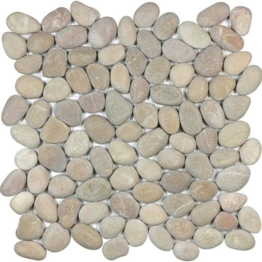 Zen in Driftwood Tan Natural Pebbles Natural Stone