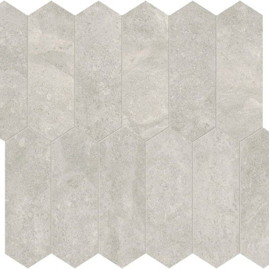Anciano Grigio in Picket Mosaic Honed Natural Stone