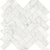 Eterna Bianco in Herringbone Mosaic Polished Natural Stone