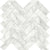 Cromo Bianco in Herringbone Mosaic Honed Natural Stone