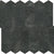 Galaxia Nero in Picket Mosaic Polished Natural Stone