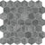 Gemma Mystique in Hexagon Mosaic Brushed Natural Stone