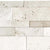 Ivory Travertine in Honed Cubics Cambria Strips Natural Stone