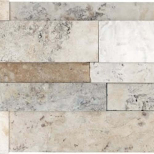 Picasso in Honed Cubics Cambria Strips Natural Stone