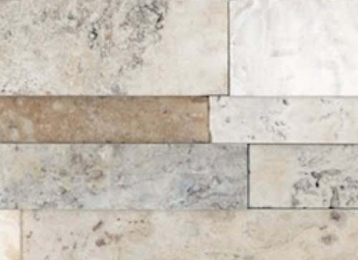 Picasso in Honed Cubics Cambria Strips