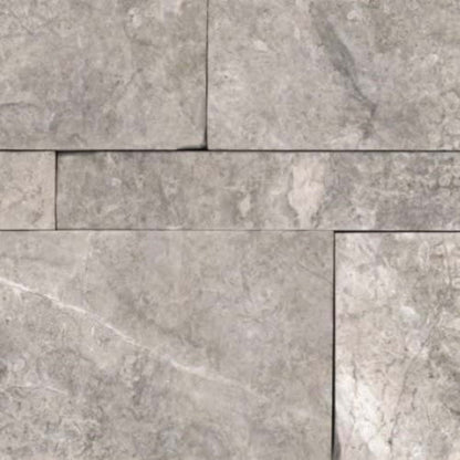 Ritz Gray in Split Face 6x24 Wall Panels Natural Stone