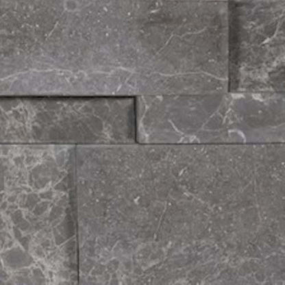 Stark Carbon in Cubic Panels Polished 6x24 Wall Panels Natural Stone