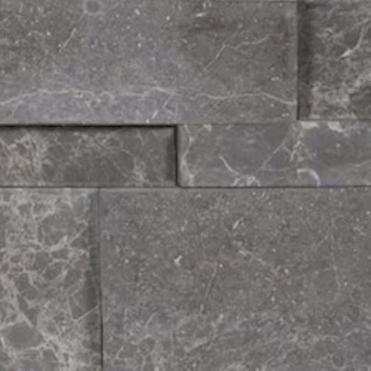 Stark Carbon in Cubic Panels Polished 6x24 Wall Panels Natural Stone