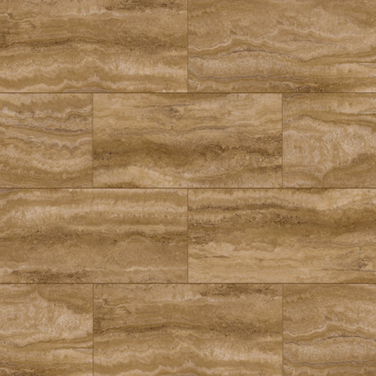RigidCORE Keystone Tile in Perlato Luxury Vinyl
