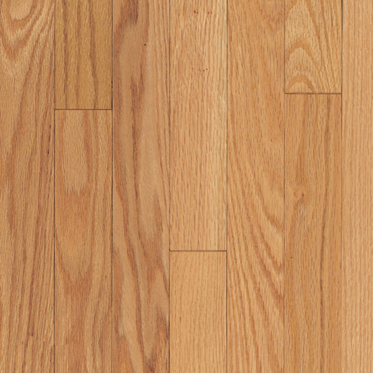 Ascot Strip Red Oak Solid in Natural Hardwood