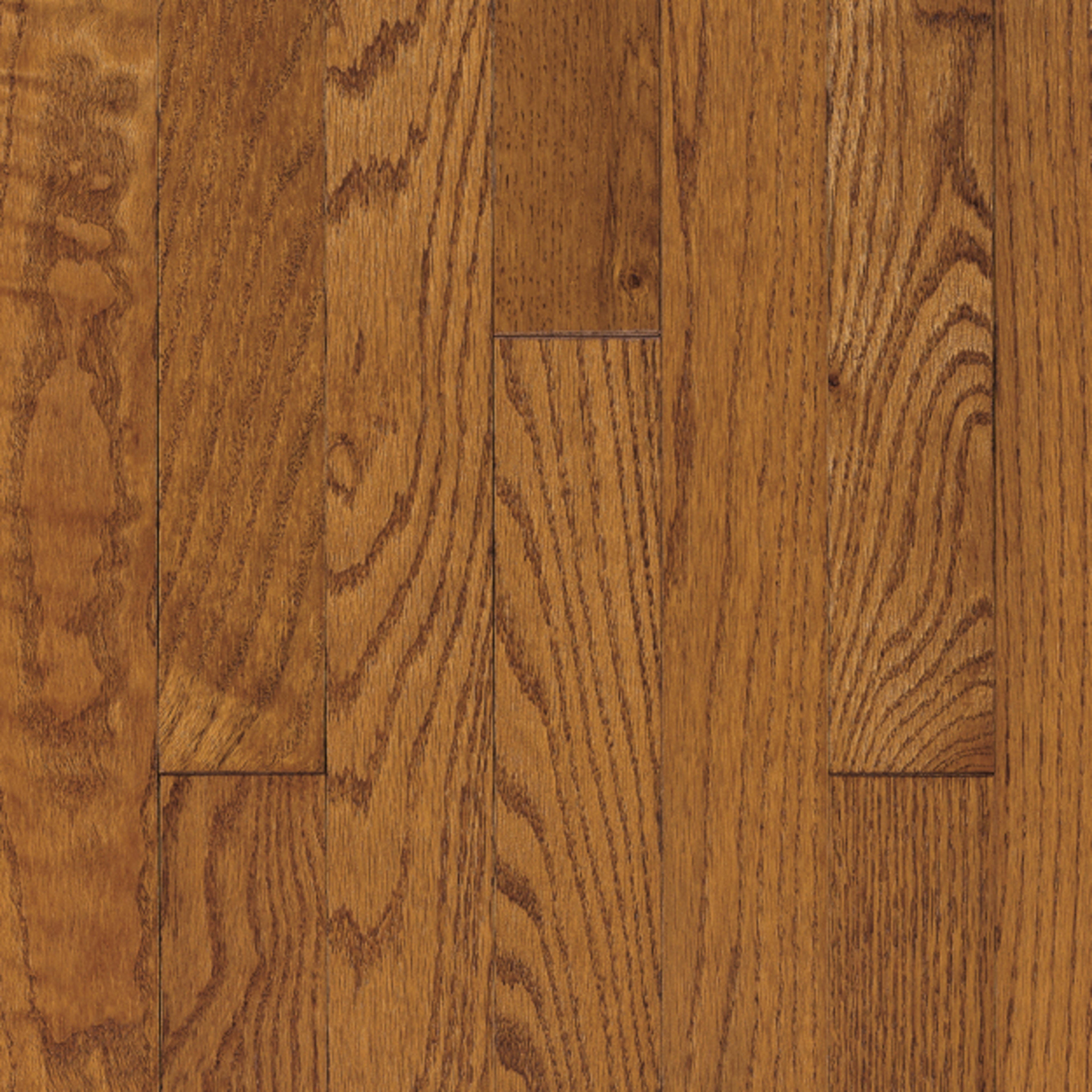 Ascot Plank Red Oak Solid in Chestnut Hardwood