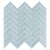 Seasons in Celestial Herringbone Glass Tile