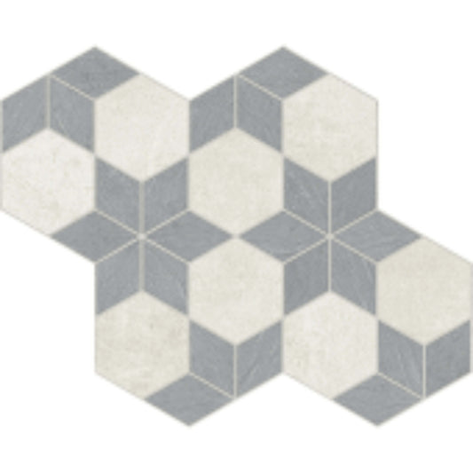 Cove in Ocean + Breeze Orchid Mosaic Tile