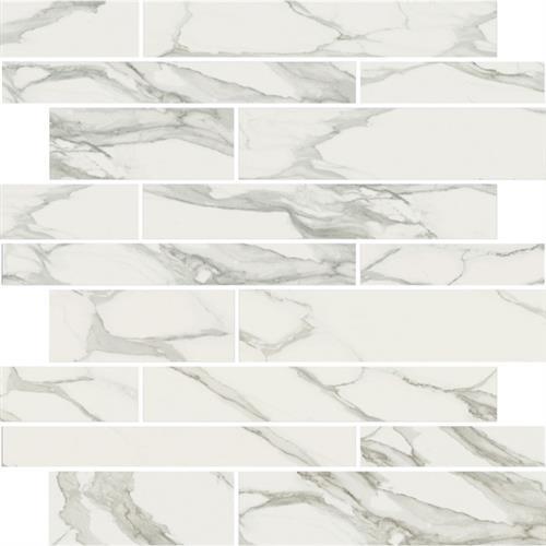 Stratus in Grigio Polished - Muretto Mosaic Tile