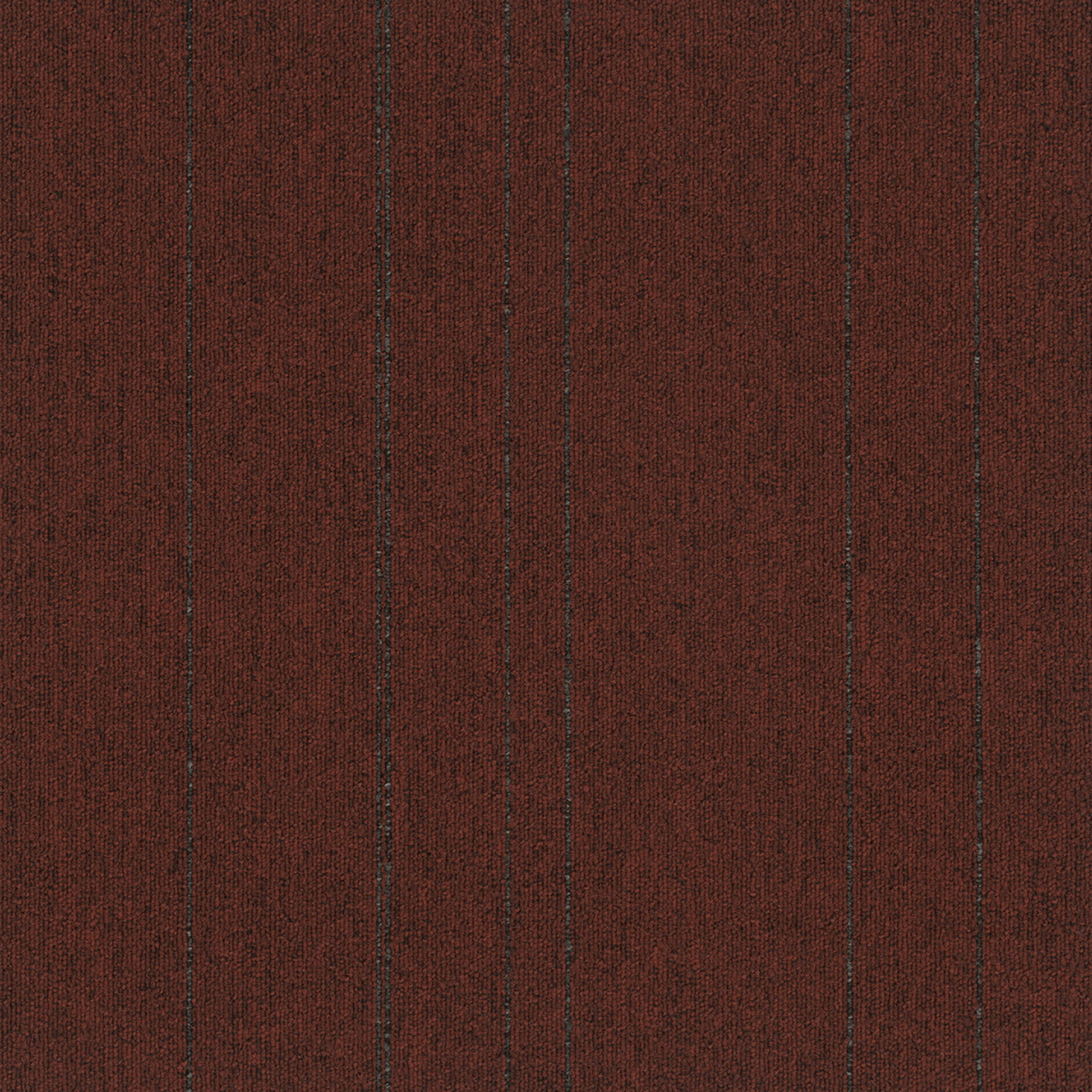Uplink Groove Tile in Barn Red Carpet Tile