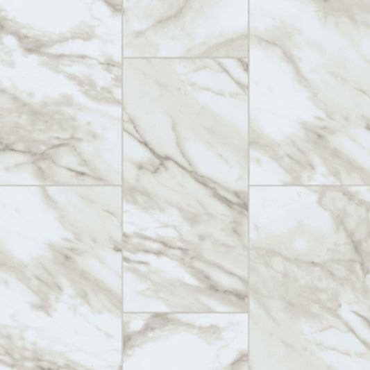 Alterna Rossini Marble in Gray Mist 12" X 24" Luxury Vinyl