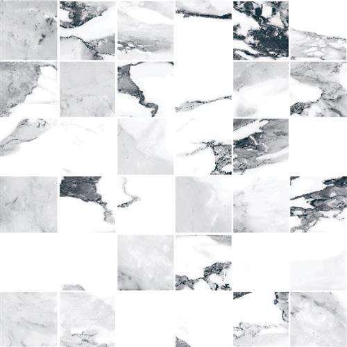 Crash in Blanco Polished - 12x12 Mosaic Tile