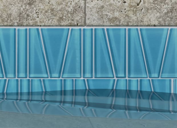Splash in Fringe Aqua Sea