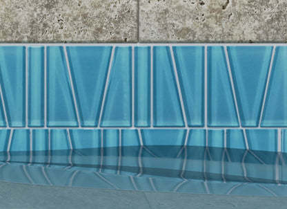 Splash in Fringe Aqua Sea