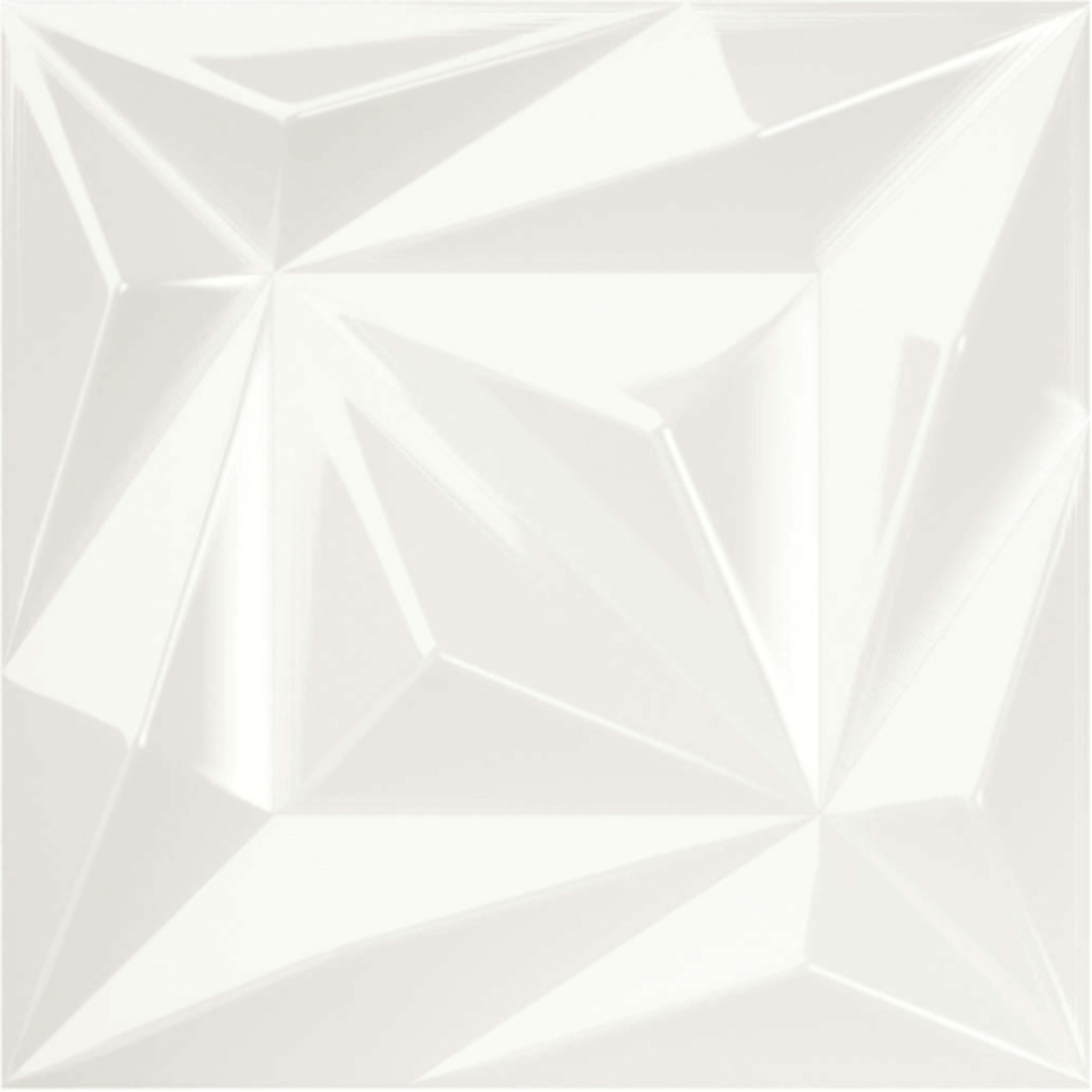 Esenzia in White - 6x6 Deco Tile