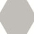 Carpenter in Taupe - 5x6 Hexagon Tile