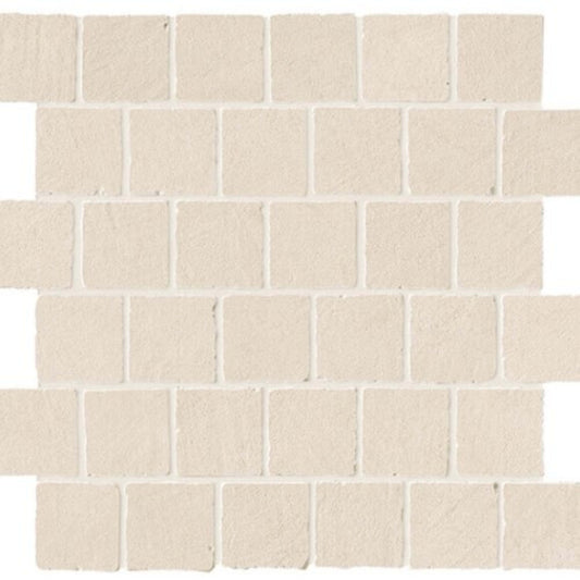 B-Natural in Kaolin Tumbled Tile