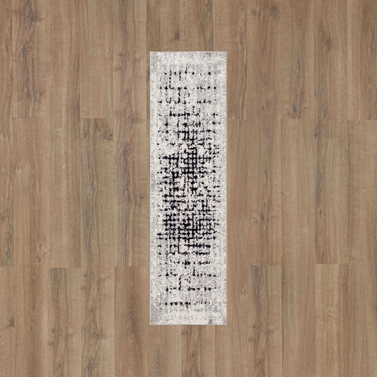 Epiphany Flux Screen in Alabaster Area Rugs