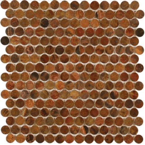 Perth Penny Rounds in Antique Copper