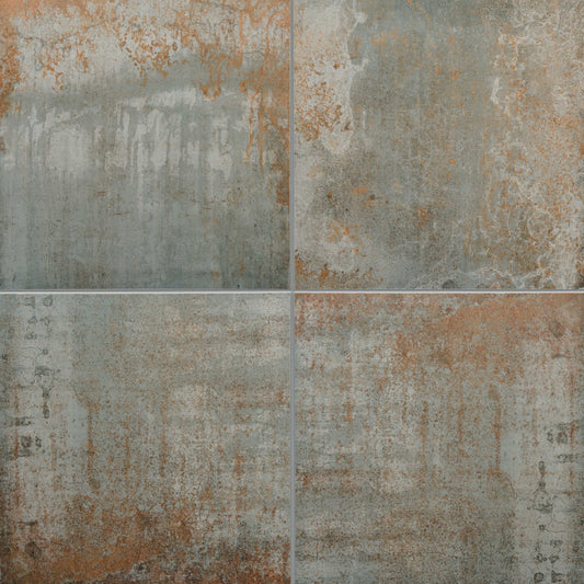 Altered State in Steel Gaze 24"x24" Tile