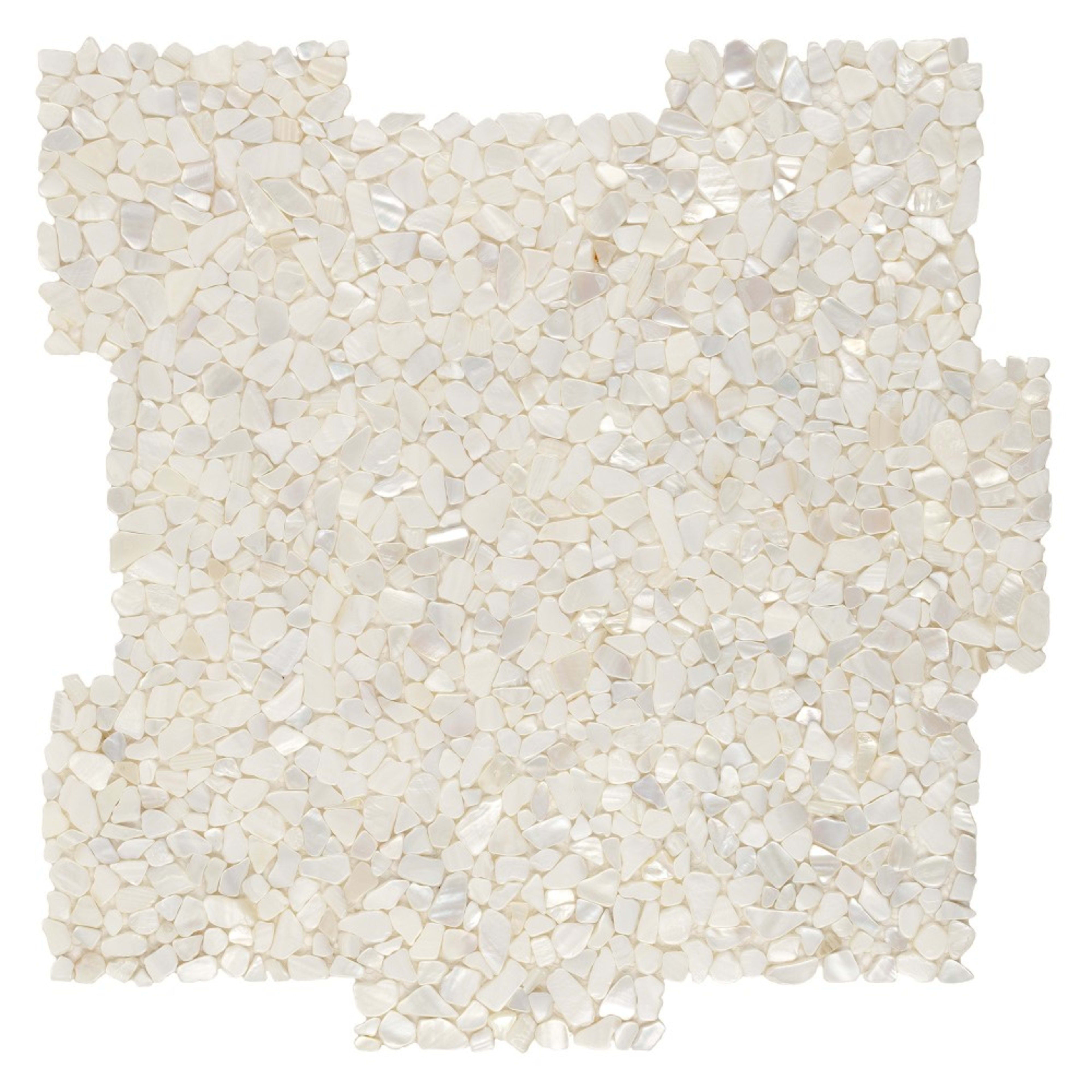 D-Lux Pearl in Pearl Slivers Natural Stone