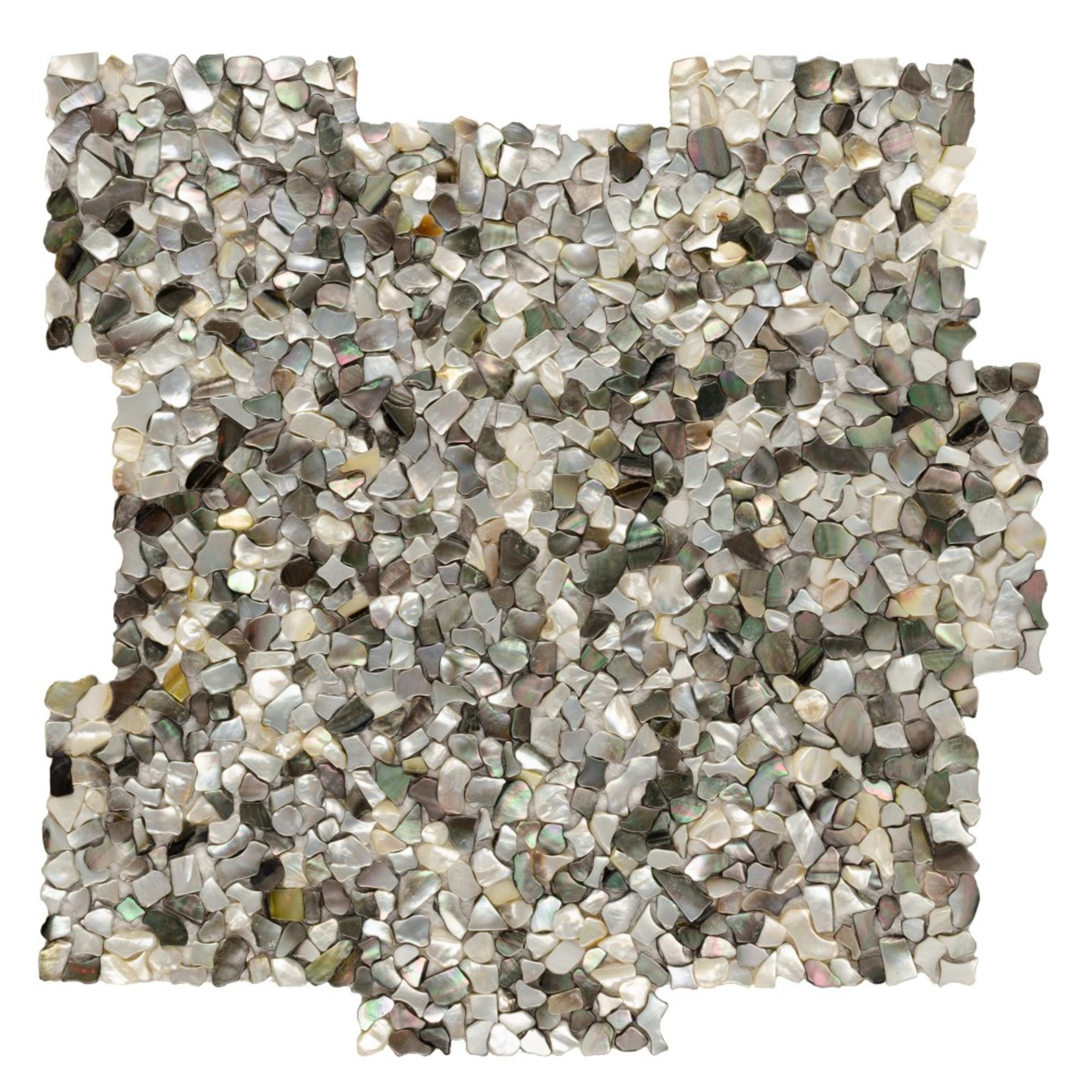 D-Lux Pearl in Smokey Pearl Slivers Natural Stone