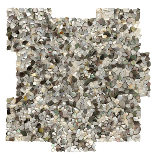 D-Lux Pearl in Smokey Pearl Slivers Natural Stone
