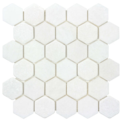 The Finish Line in Hive Regency White Natural Stone