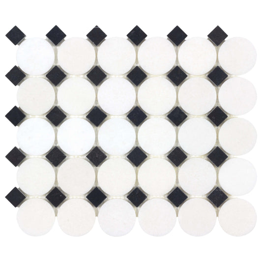 The Finish Line in Sable Black Buttons Natural Stone
