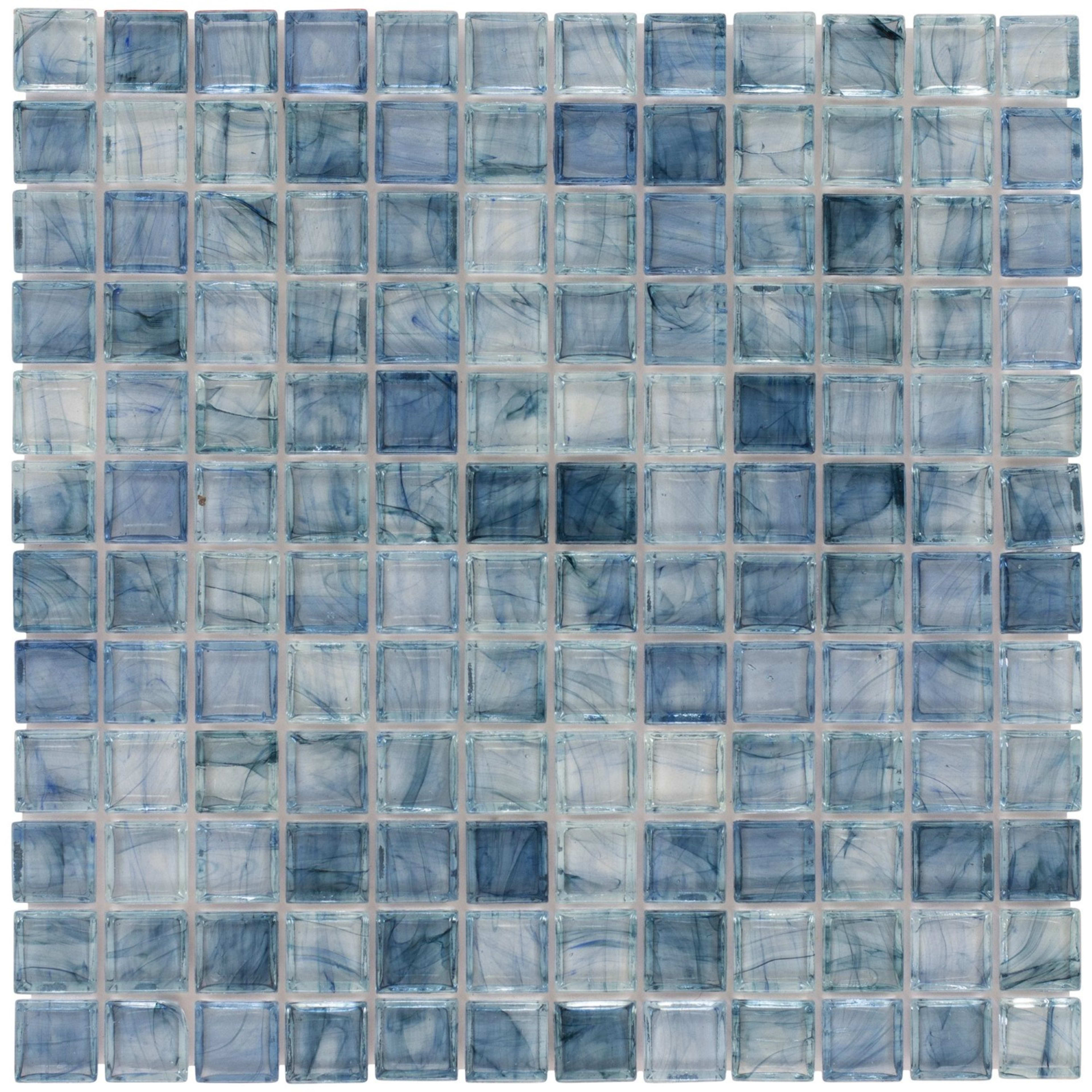 Splash in Sandy Seas Glass Tile
