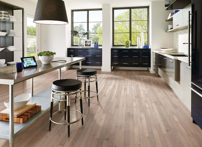 Prime Harvest White Oak Solid in Mystic Taupe 3.25" Square
