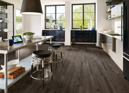 Prime Harvest Red Oak Solid in Oceanside Gray 3.25" - Low Gloss