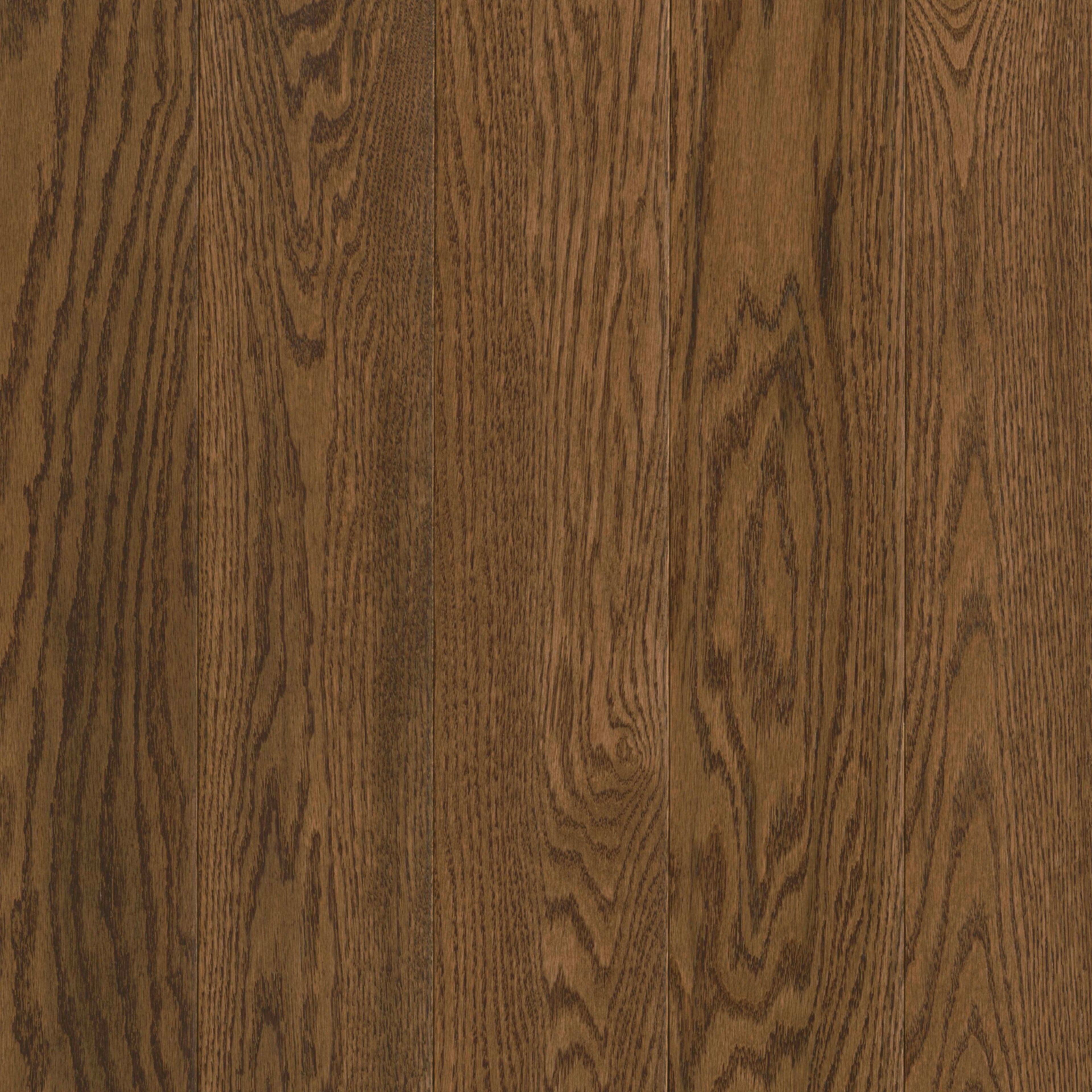 Prime Harvest Red Oak Solid in Forest Brown 5" - High Gloss Hardwood