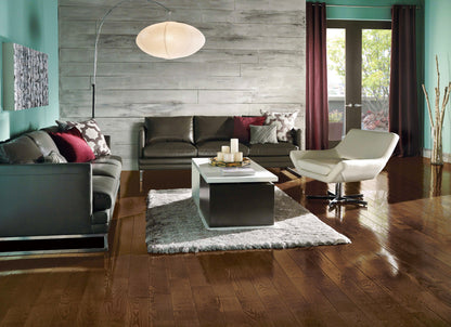 Prime Harvest Red Oak Solid in Forest Brown 5" - High Gloss