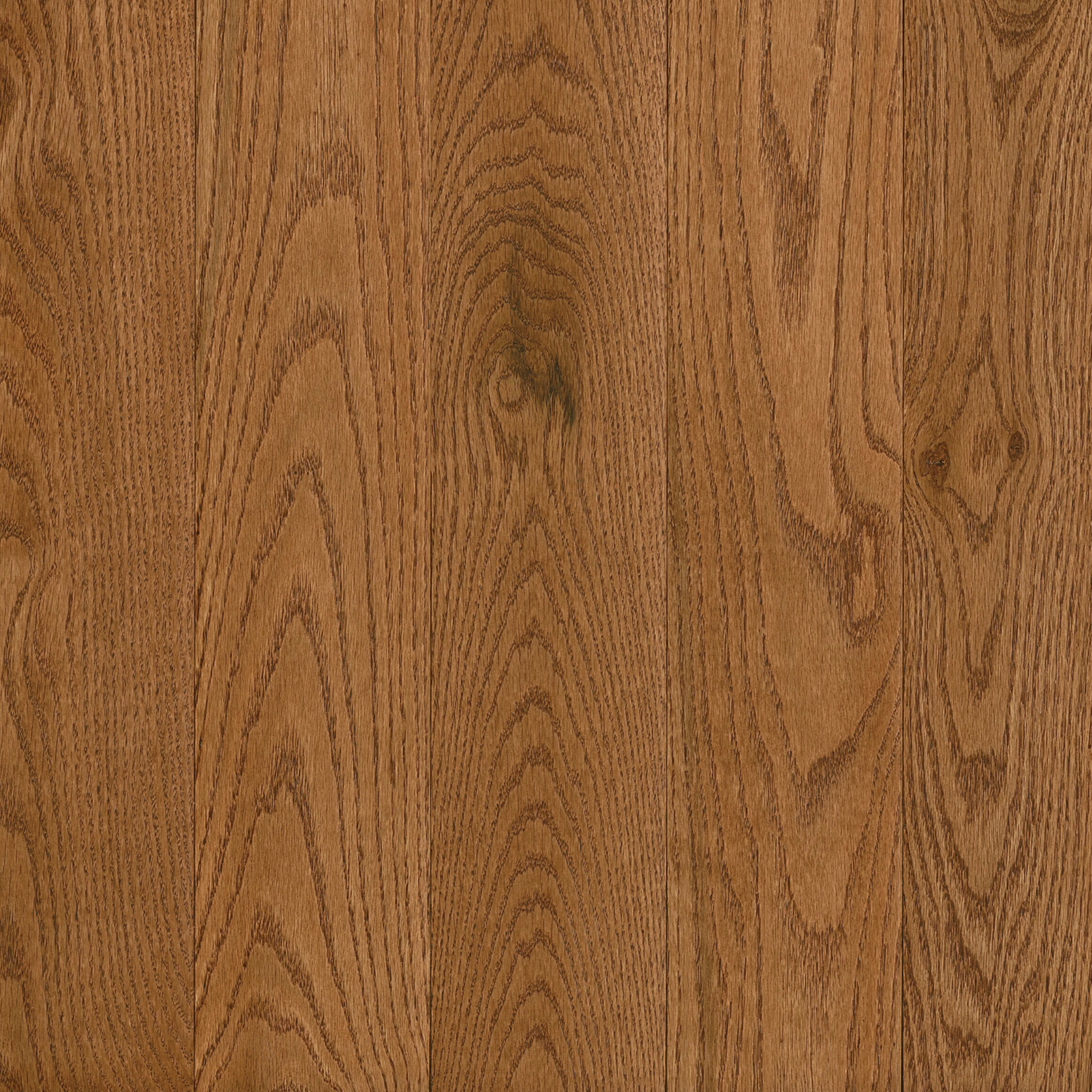Prime Harvest Red Oak Solid in Gunstock 5" - Low Gloss Hardwood
