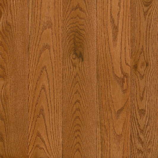 Prime Harvest Red Oak Solid in Gunstock 5" - Low Gloss Hardwood