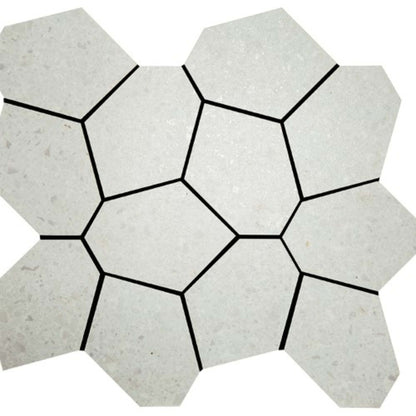 Alaska in Glacier Mosaic 13"x15" Polygon Tile